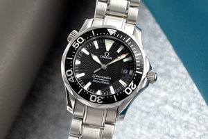 Omega Seamaster steel quartz Kal. 1538 Ref. 2262.50.00, 196.1641