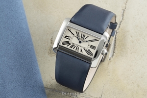 Cartier Tank Divan steel quartz Kal. 690 Ref. 2600