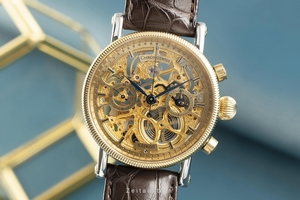 Chronoswiss Kairos chronograph steel / gold manual winding Ref. CH-2324