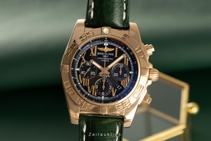 Breitling Chronomat 44 chronograph 18 ct gold automatic Kal. B01 Ref. HB0110