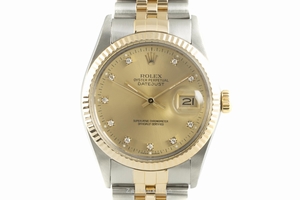 Rolex Datejust steel / gold automatic Kal. 3035 Ref. 16013