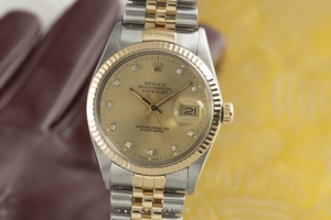 Rolex Datejust steel / gold automatic Kal. 3035 Ref. 16013