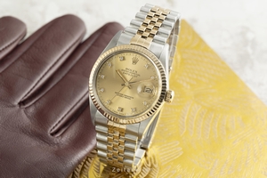 Rolex Datejust steel / gold automatic Kal. 3035 Ref. 16013