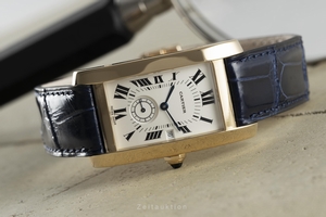 Cartier Tank Americaine 18 ct gold quartz Kal. 012 Ref. 1716