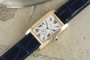 Cartier Tank Americaine 18 ct gold quartz Kal. 012 Ref. 1716