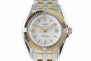 Breitling Callistino steel / gold quartz Ref. D52045.1