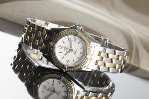 Breitling Callistino steel / gold quartz Ref. D52045.1