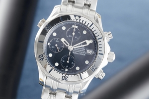 Omega Seamaster chronograph steel automatic Kal. 1164 Ref. 2598.80.00, 375.0504, 178.0504