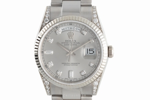 Rolex Day-Date 18 ct white gold automatic Kal. 3155 Ref. 118339