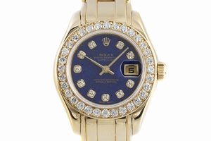 Rolex Lady Datejust 18 ct gold automatic Kal. 2135 Ref. 69298