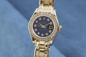 Rolex Lady Datejust 18 ct gold automatic Kal. 2135 Ref. 69298
