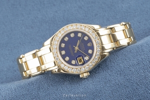 Rolex Lady Datejust 18 ct gold automatic Kal. 2135 Ref. 69298