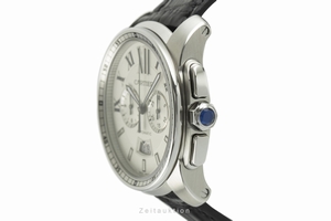 Cartier Calibre de Cartier chronograph steel automatic Kal. 1904-CH Ref. W7100046, 3578