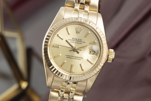 Rolex Lady Datejust 18 ct gold automatic Kal. 2030 Ref. 6917