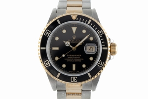 Rolex Submariner steel / gold automatic Kal. 3135 Ref. 16613
