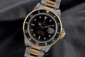 Rolex Submariner steel / gold automatic Kal. 3135 Ref. 16613