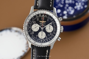 Breitling Navitimer chronograph steel automatic Kal. B01 Ref. AB0120