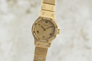 Cartier Santos 18 ct gold automatic