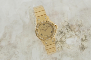 Cartier Santos 18 ct gold automatic