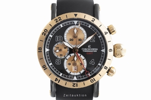 Chronoswiss Timemaster chronograph steel / gold automatic Ref. CH7535RG