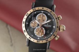 Chronoswiss Timemaster chronograph steel / gold automatic Ref. CH7535RG