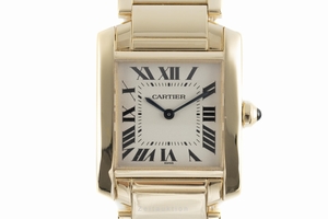 Cartier Tank Francaise 18 ct gold quartz Kal. 157 Ref. 1821