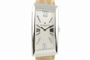 Vacheron & Constantin Asymmetric 18 ct white gold quartz Kal. 1202 Ref. 25010