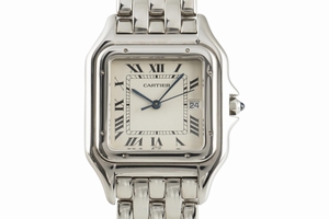 Cartier Panthere 18 ct white gold quartz Kal. 83