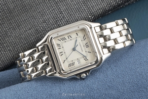 Cartier Panthere 18 ct white gold quartz Kal. 83
