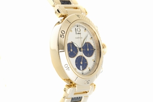 Cartier Pasha chronograph 18 ct gold quartz Kal. 053 Ref. 30009, 1991