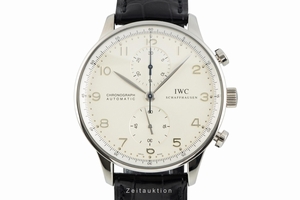IWC Portugieser chronograph 18 ct white gold automatic Kal. 79240 Ref. 3714