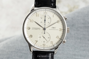 IWC Portugieser chronograph 18 ct white gold automatic Kal. 79240 Ref. 3714