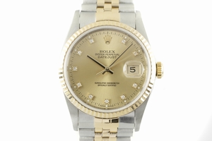 Rolex Datejust steel / gold automatic Kal. 3135 Ref. 16233