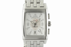 Jaeger-LeCoultre Reverso chronograph steel manual winding Ref. 295.8.59