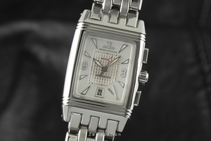 Jaeger-LeCoultre Reverso chronograph steel manual winding Ref. 295.8.59