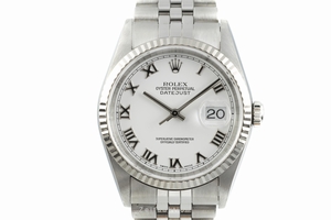 Rolex Datejust steel / white gold automatic Kal. 3135 Ref. 16234