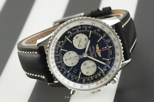 Breitling Navitimer chronograph steel automatic Kal. B01 Ref. AB0120