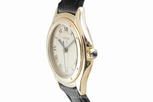 Cartier Cougar 18 ct gold quartz Kal. 87 Ref. 887921