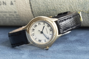 Cartier Cougar 18 ct gold quartz Kal. 87 Ref. 887921