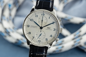 IWC Portugieser chronograph steel automatic Kal. C.69355 Ref. IW371605