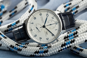 IWC Portugieser chronograph steel automatic Kal. C.69355 Ref. IW371605