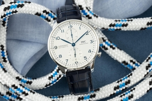 IWC Portugieser chronograph steel automatic Kal. C.69355 Ref. IW371605