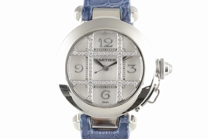 Cartier Pasha 18 ct white gold automatic Kal. 120 Ref. 2400