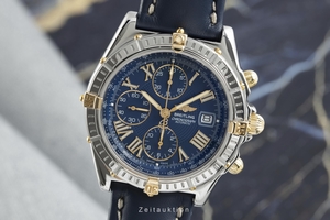 Breitling Crosswind chronograph steel / gold automatic Kal. B13 Ref. B13055