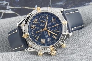 Breitling Crosswind chronograph steel / gold automatic Kal. B13 Ref. B13055