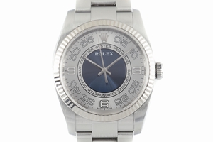 Rolex Oyster Perpetual steel / white gold automatic Kal. 3130 Ref. 116034