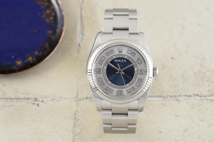 Rolex Oyster Perpetual steel / white gold automatic Kal. 3130 Ref. 116034