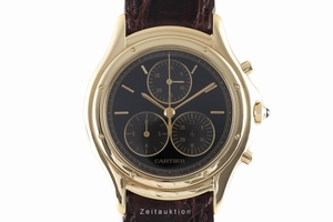 Cartier Cougar chronograph 18 ct gold quartz Kal. 212P Ref. 11621 1