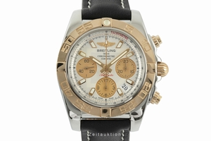 Breitling Chronomat 41 chronograph steel / gold automatic Kal. B01 Ref. CB0140