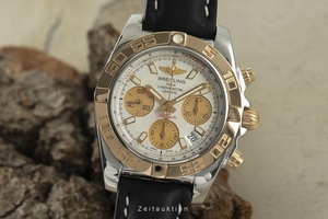 Breitling Chronomat 41 chronograph steel / gold automatic Kal. B01 Ref. CB0140